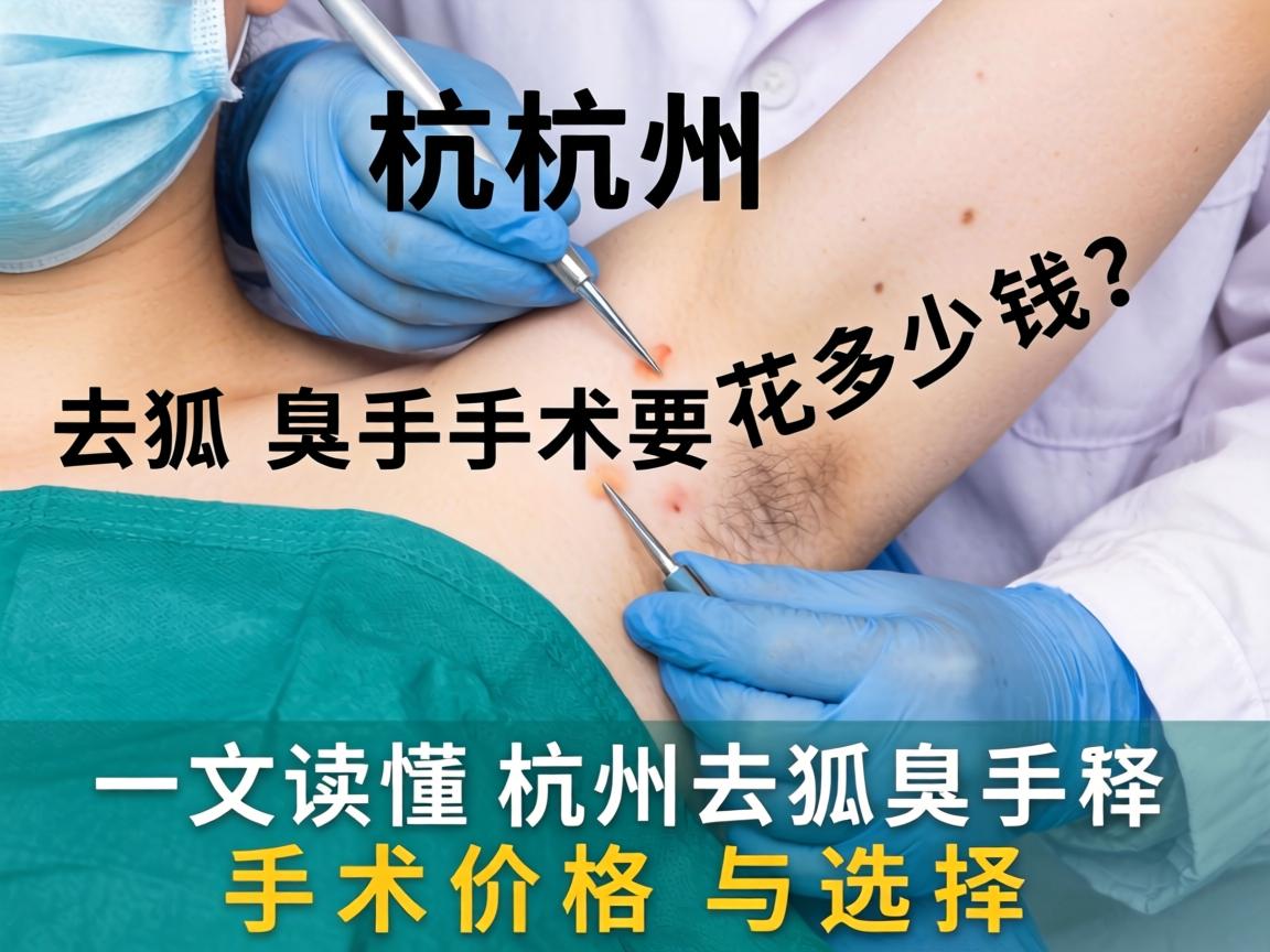 杭州去狐臭手术要花多少钱?一文读懂杭州去狐臭手术价格与选择 杭州去狐臭手术要花多少钱?一文读懂杭州去狐臭手术价格与选择