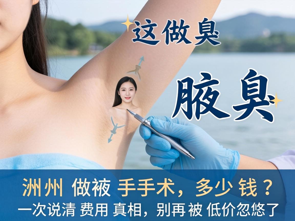 在湖州做腋臭手术多少钱？一次说清费用真相，别再被低价忽悠了