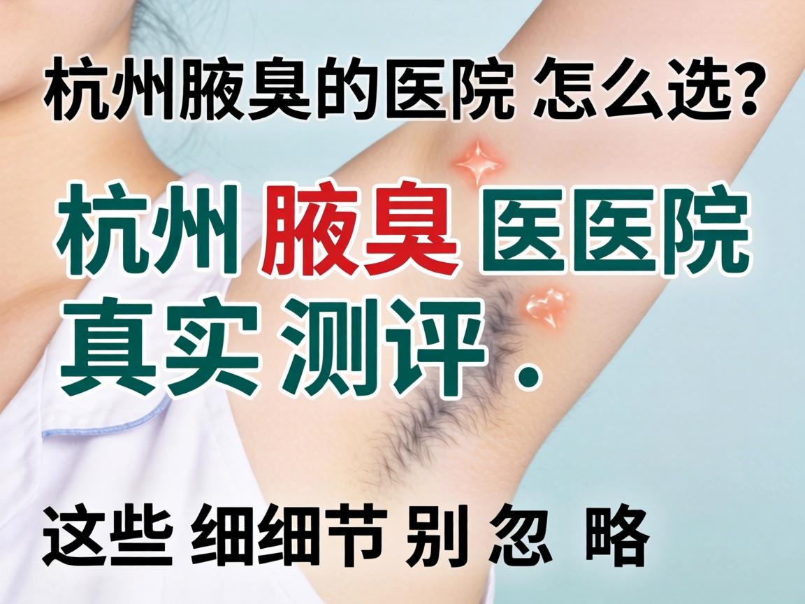 杭州腋臭医院怎么选?杭州腋臭医院真实测评,这些细节别忽略 杭州腋臭医院怎么选?杭州腋臭医院真实测评,这些细节别忽略