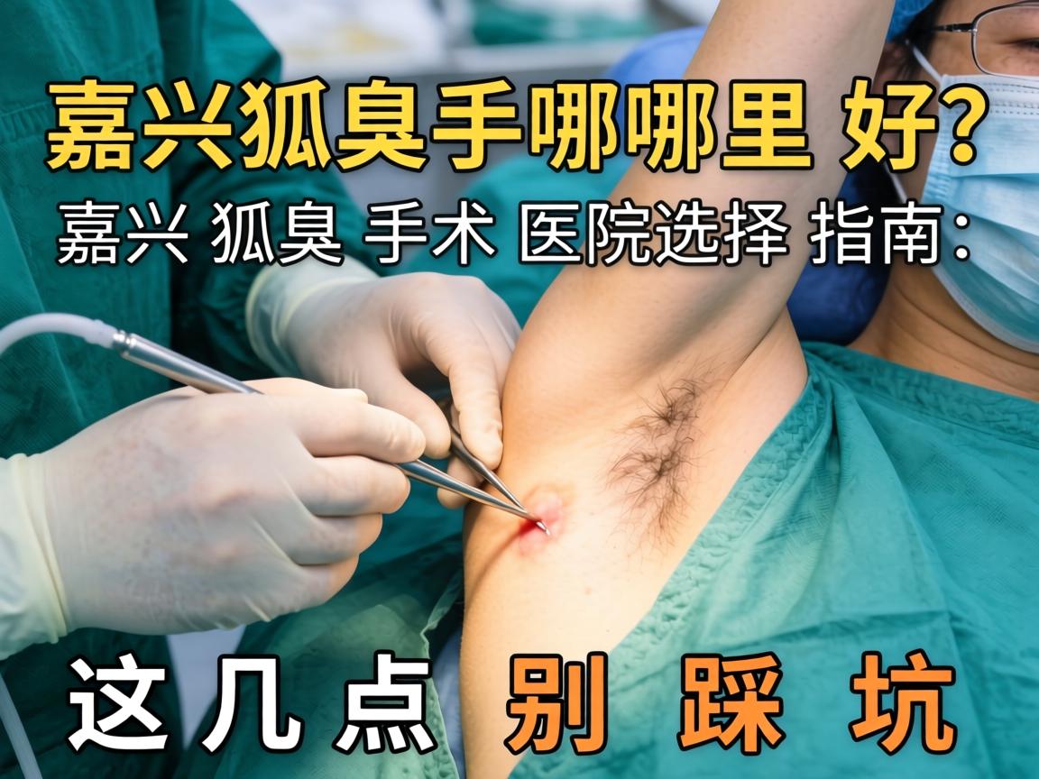 嘉兴狐臭手术哪里好？嘉兴狐臭手术医院选择指南，这几点别踩坑