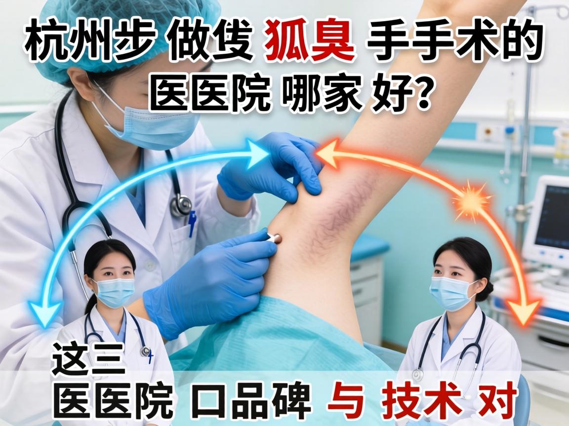 杭州做狐臭手术的医院哪家好？这三家医院口碑与技术对比
