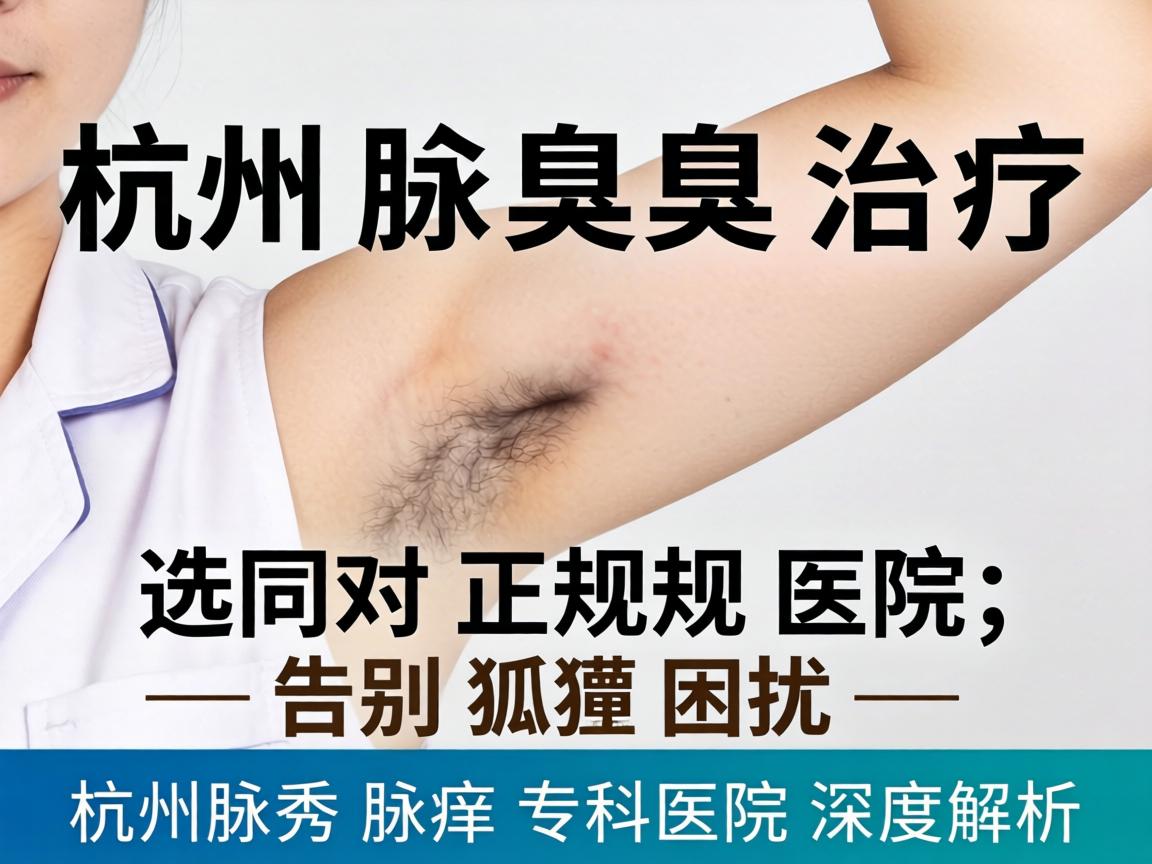杭州腋臭治疗，选对正规医院，告别狐臭困扰—杭州腋秀腋臭专科医院深度解析