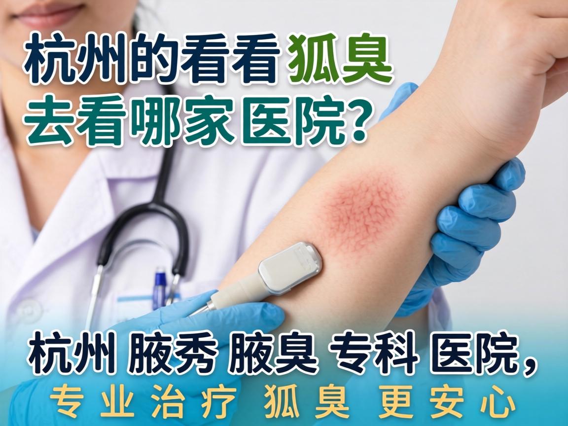 杭州看狐臭去哪家医院？杭州腋秀腋臭专科医院，专业治疗狐臭更安心