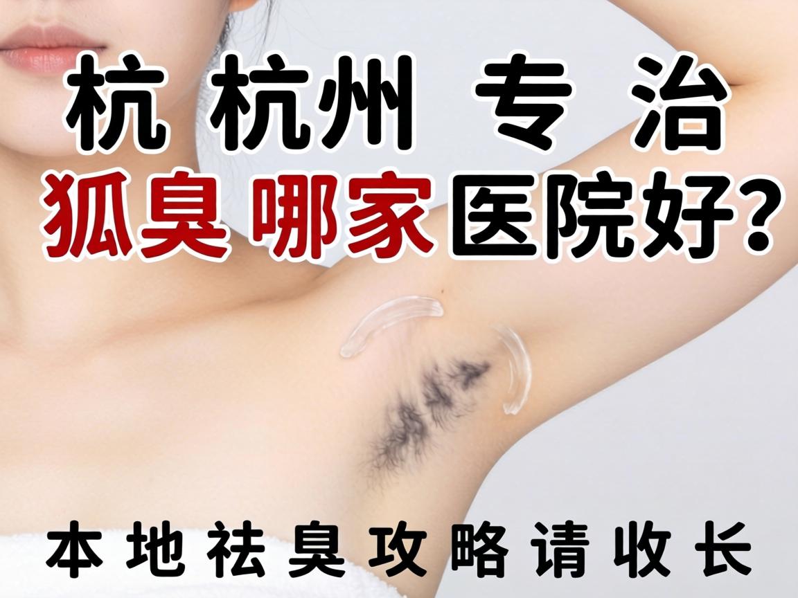 杭州专治狐臭哪家医院好？本地祛臭攻略请收好