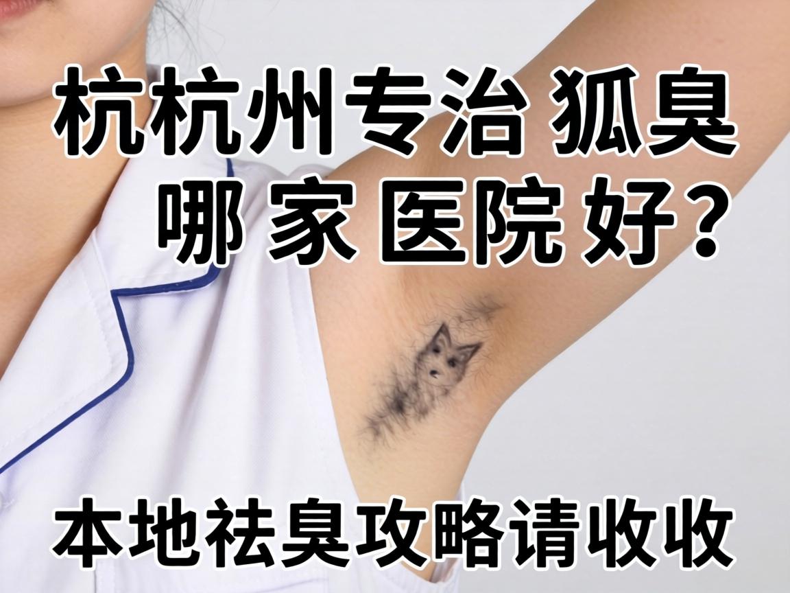 杭州专治狐臭哪家医院好？本地祛臭攻略请收好