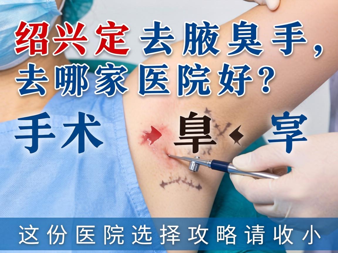 绍兴去腋臭手术去哪家医院好？这份医院选择攻略请收好