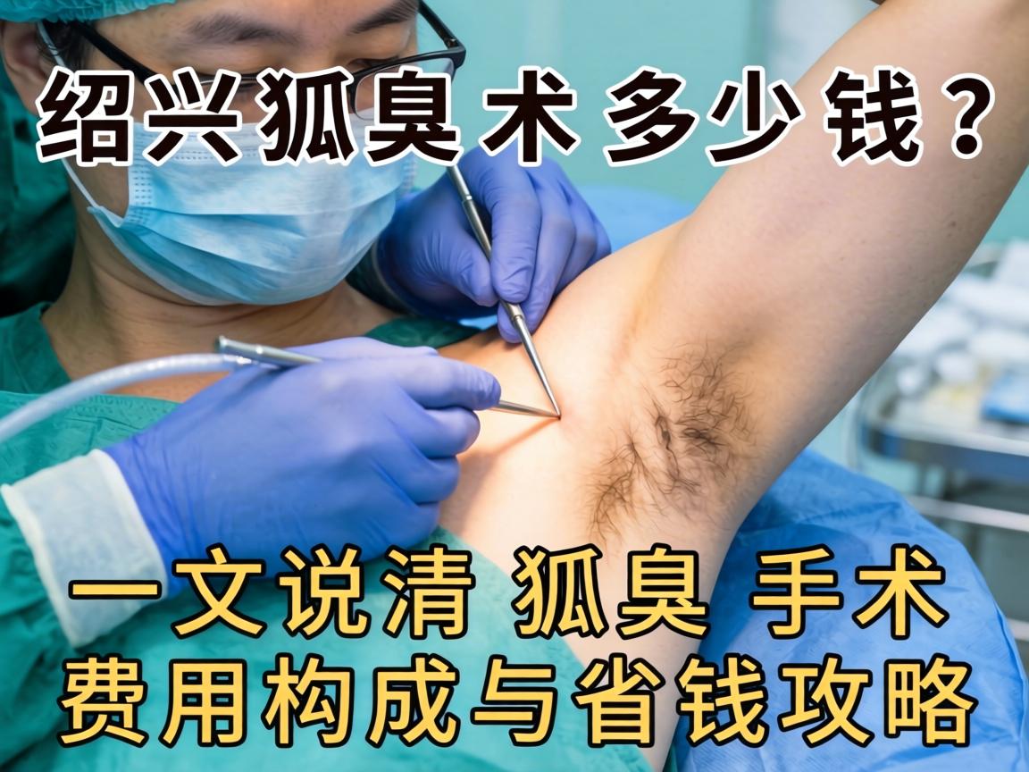 绍兴狐臭手术多少钱？一文说清狐臭手术费用构成与省钱攻略