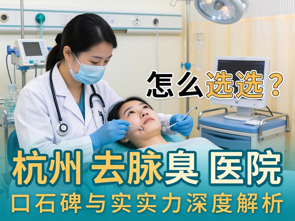 杭州去腋臭医院怎么选？杭州去腋臭医院口碑与实力深度解析