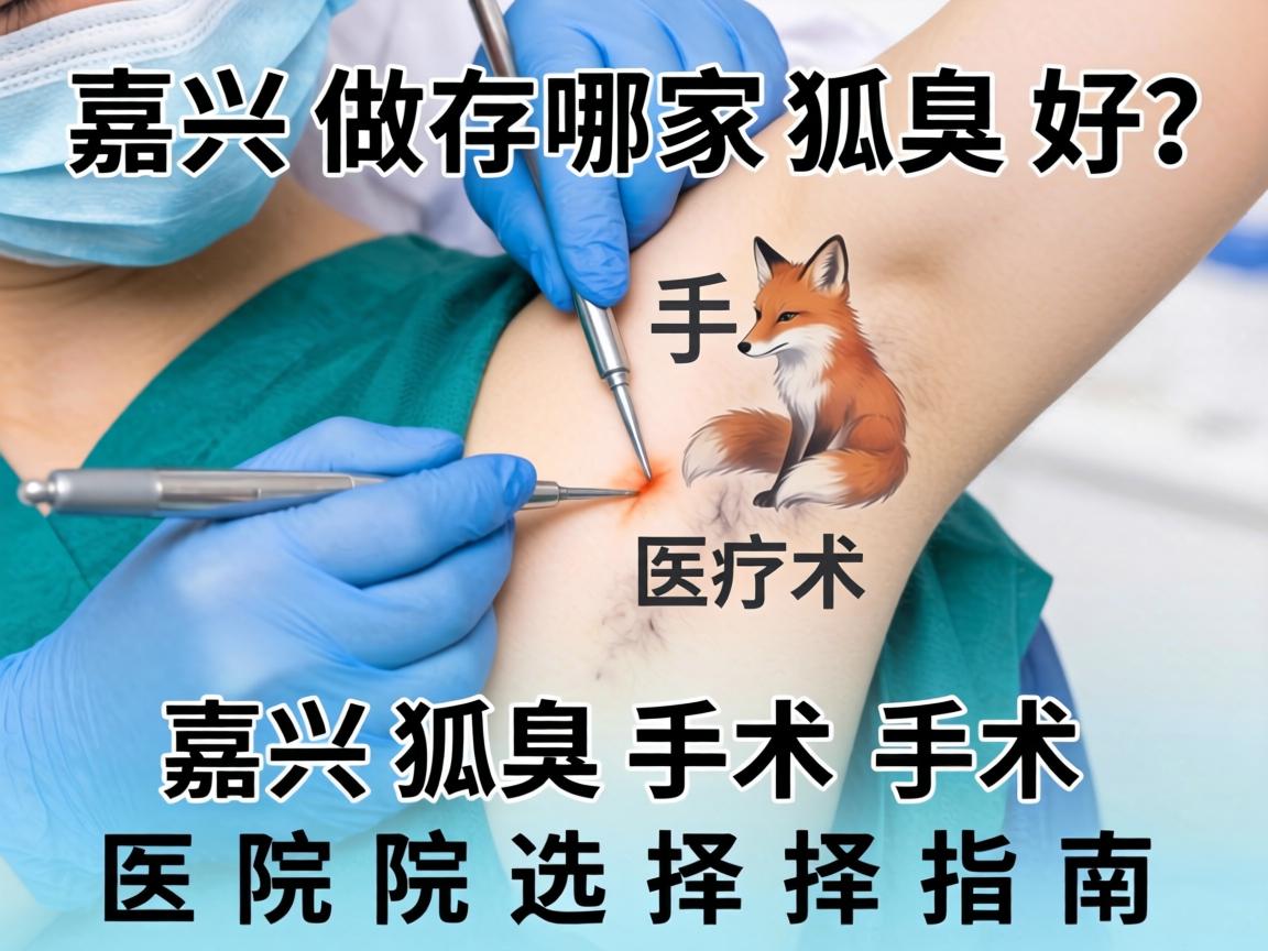 嘉兴做狐臭手术哪家医院好？嘉兴狐臭手术医院选择指南