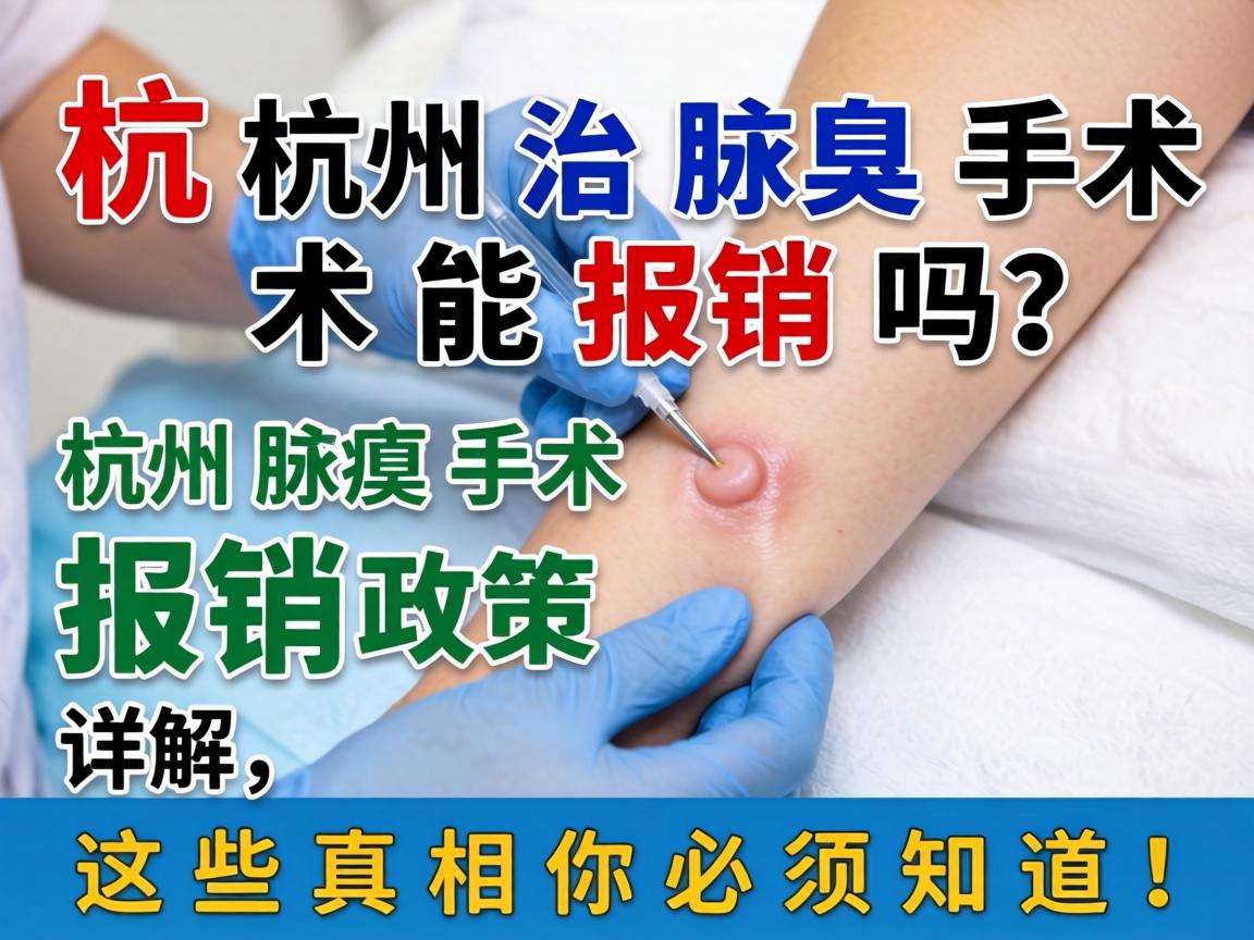 杭州治腋臭手术能报销吗？杭州腋臭手术报销政策详解，这些真相你必须知道！
