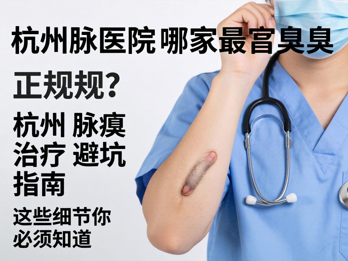 杭州腋臭医院哪家最正规？杭州腋臭治疗避坑指南，这些细节你必须知道