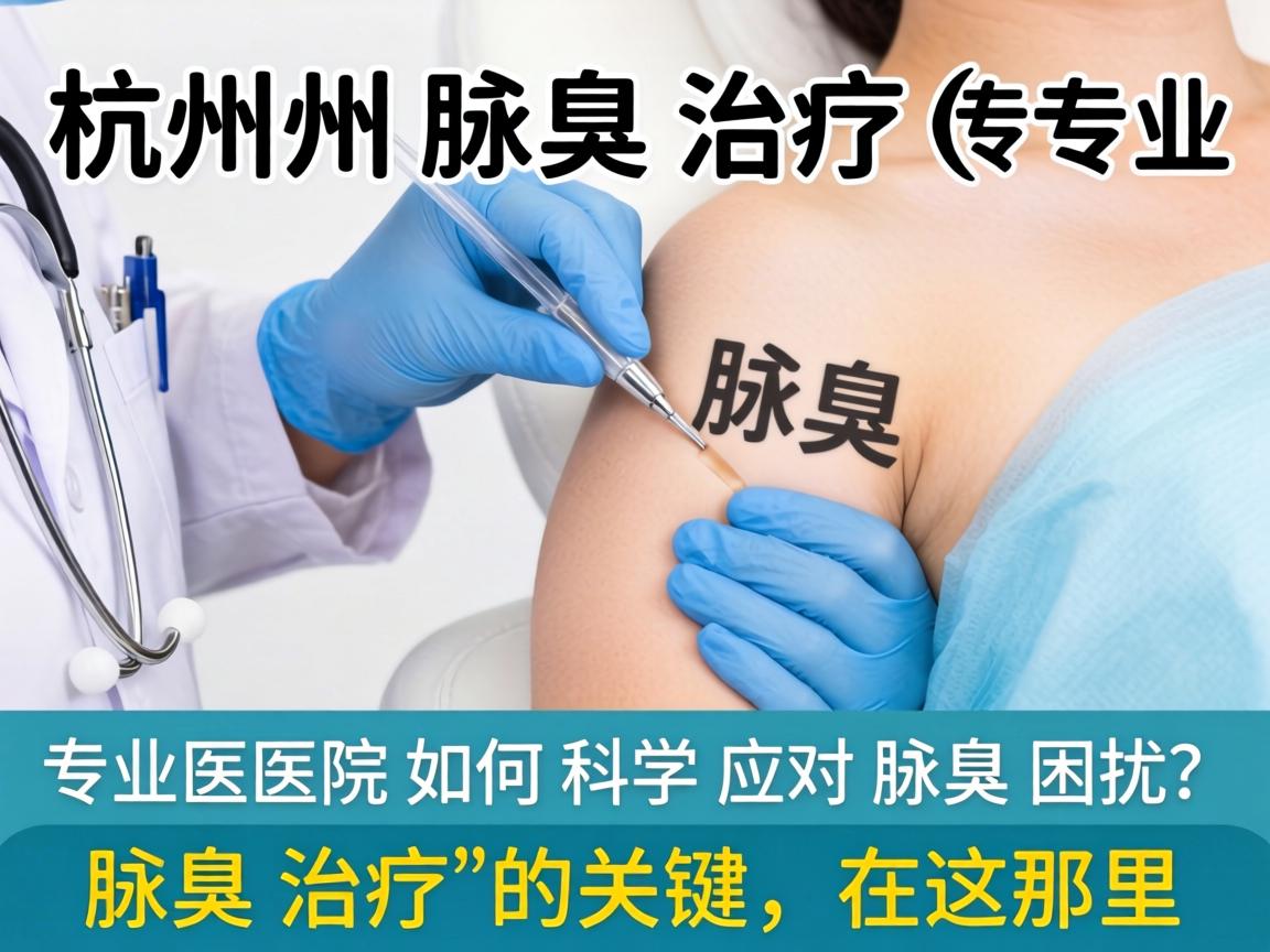 杭州腋臭治疗，专业医院如何科学应对腋臭困扰？腋臭治疗的关键在这里