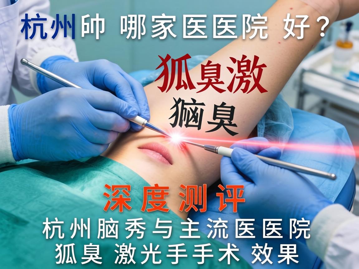 杭州狐臭激光手术哪家医院好？深度测评杭州腋秀与主流医院狐臭激光手术效果