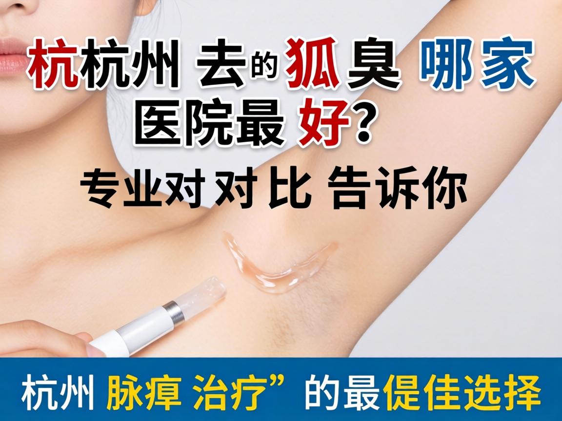 杭州去狐臭哪家医院最好？专业对比告诉你杭州腋臭治疗的最佳选择