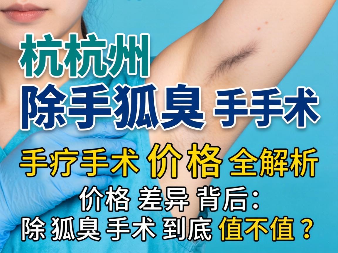 杭州除狐臭手术价格全解析，价格差异背后，除狐臭手术到底值不值？