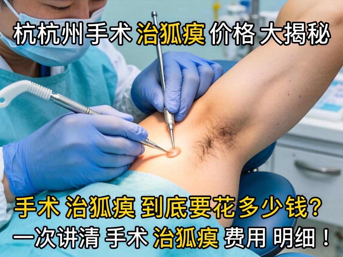 杭州手术治狐臭价格大揭秘，手术治狐臭到底要花多少钱？一次讲清手术治狐臭费用明细！