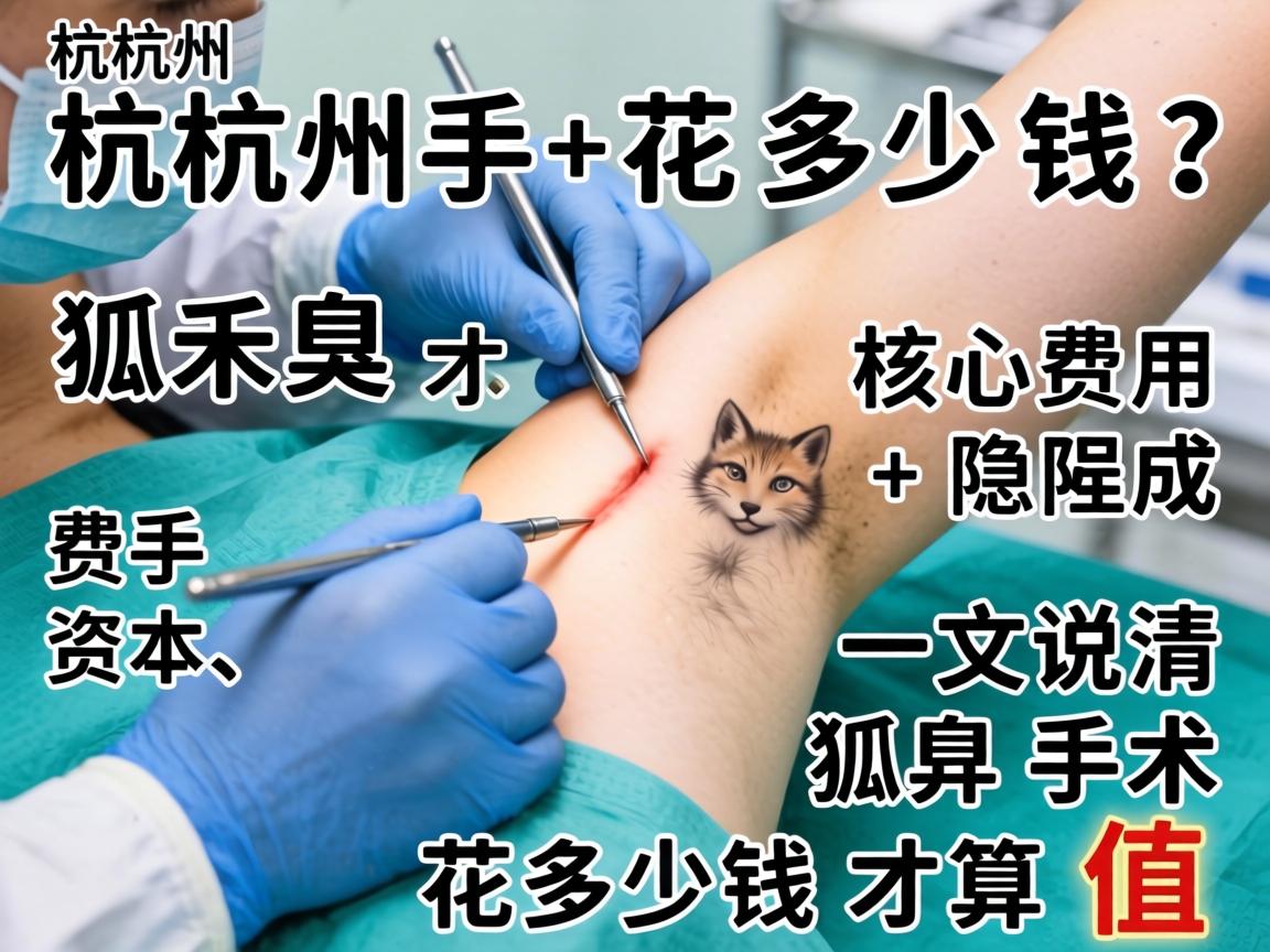 杭州狐臭手术花多少钱？核心费用+隐性成本，一文说清狐臭手术花多少钱才算值