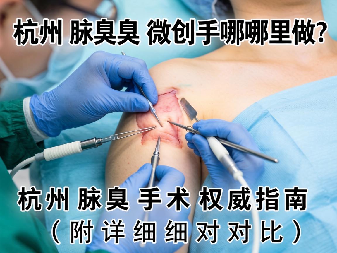 杭州腋臭微创手术哪里做？杭州腋臭手术权威指南（附详细对比）