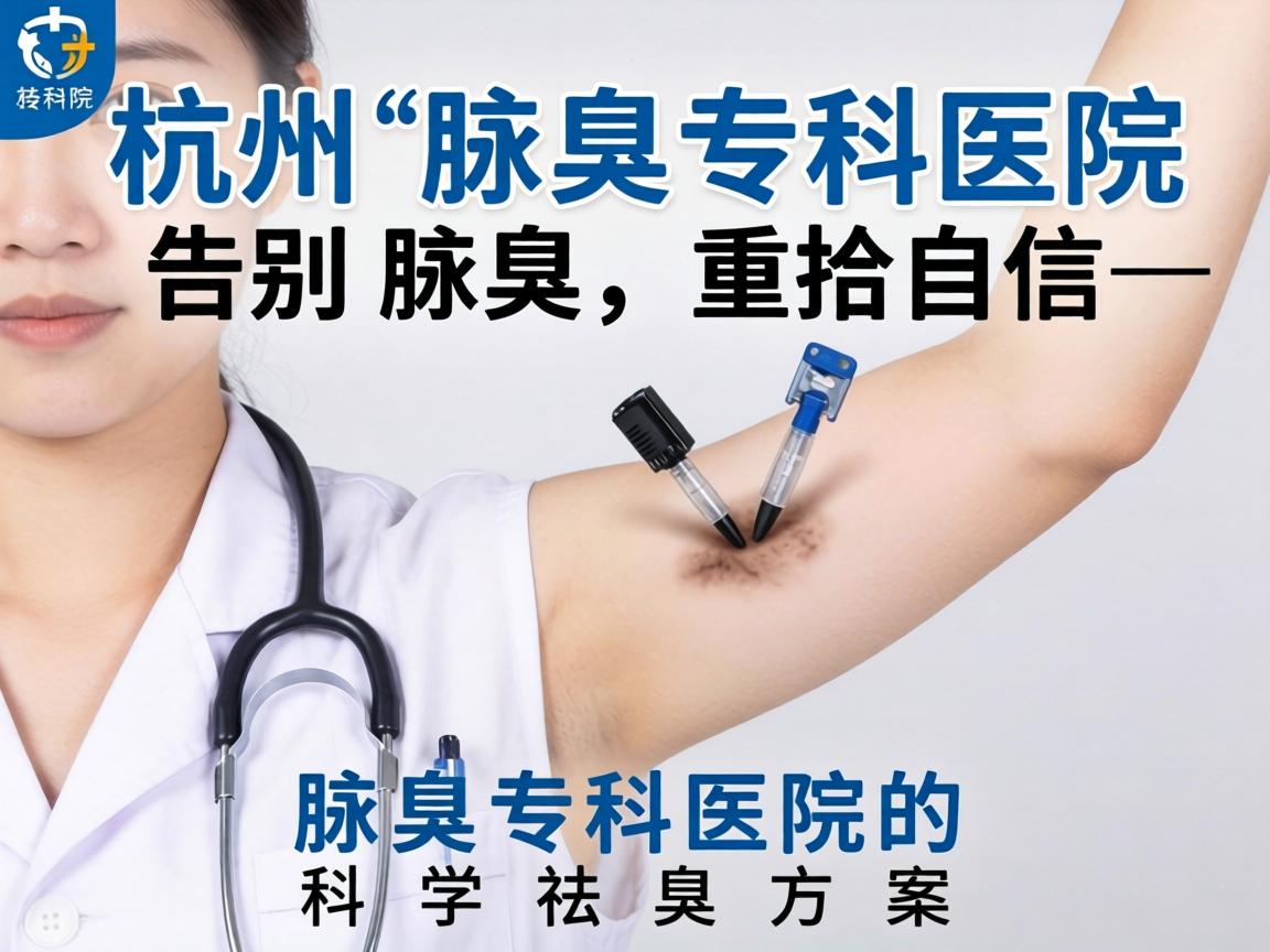 杭州腋臭专科医院，告别腋臭，重拾自信—腋臭专科医院的科学祛臭方案