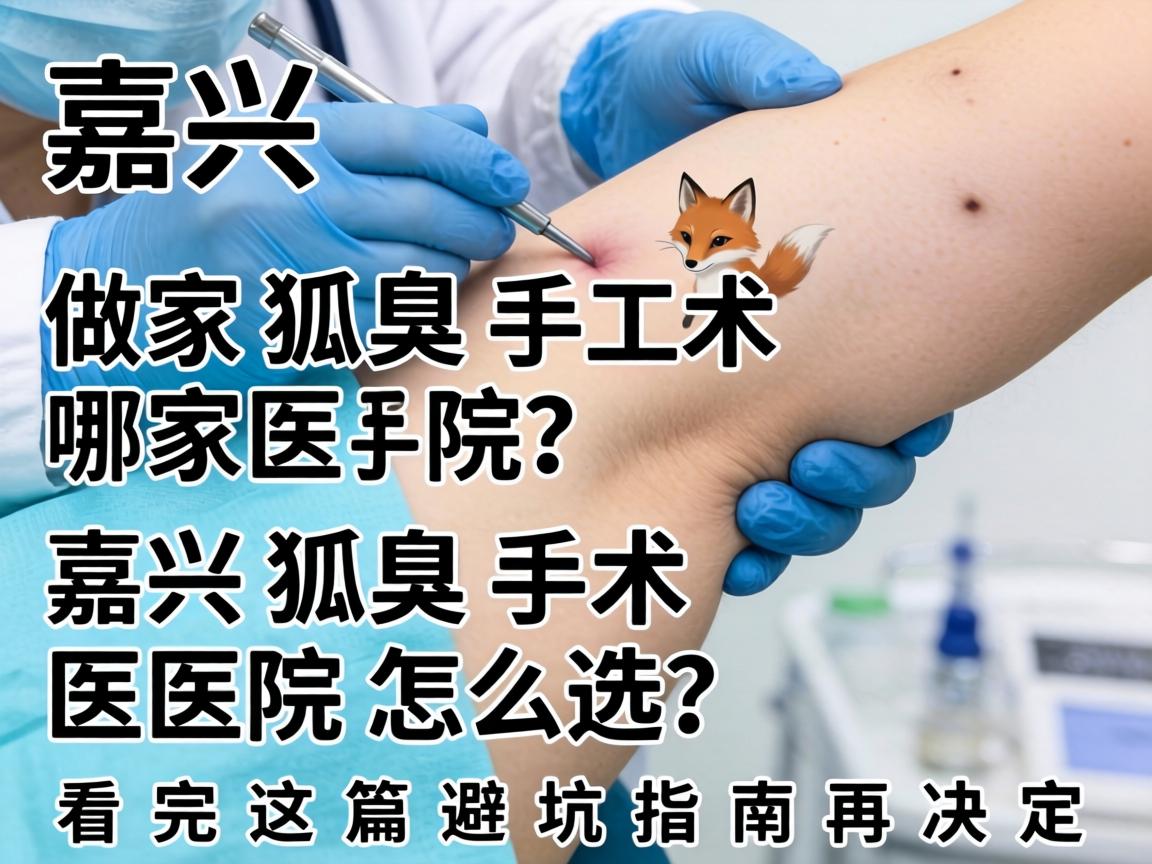 嘉兴做狐臭手术哪家医院好？嘉兴狐臭手术医院怎么选？看完这篇避坑指南再决定