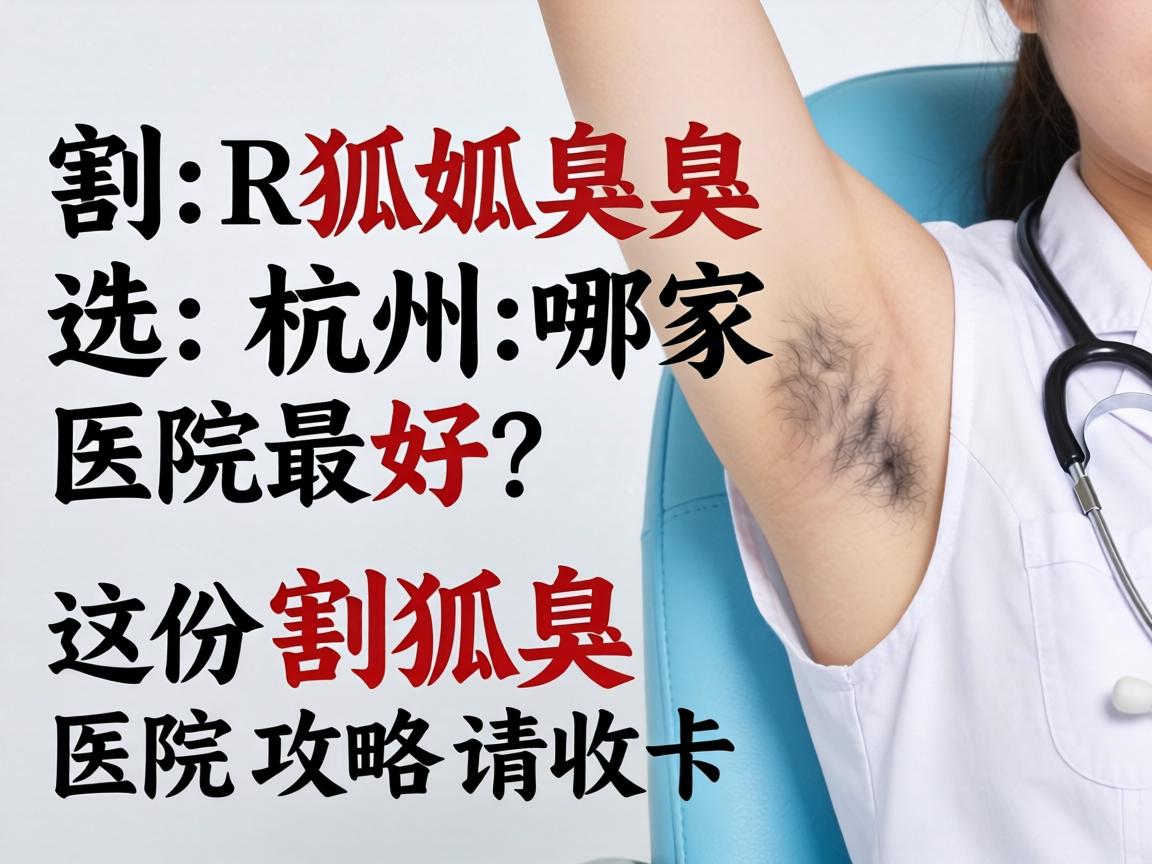 割狐臭选杭州哪家医院最好？这份割狐臭医院攻略请收好