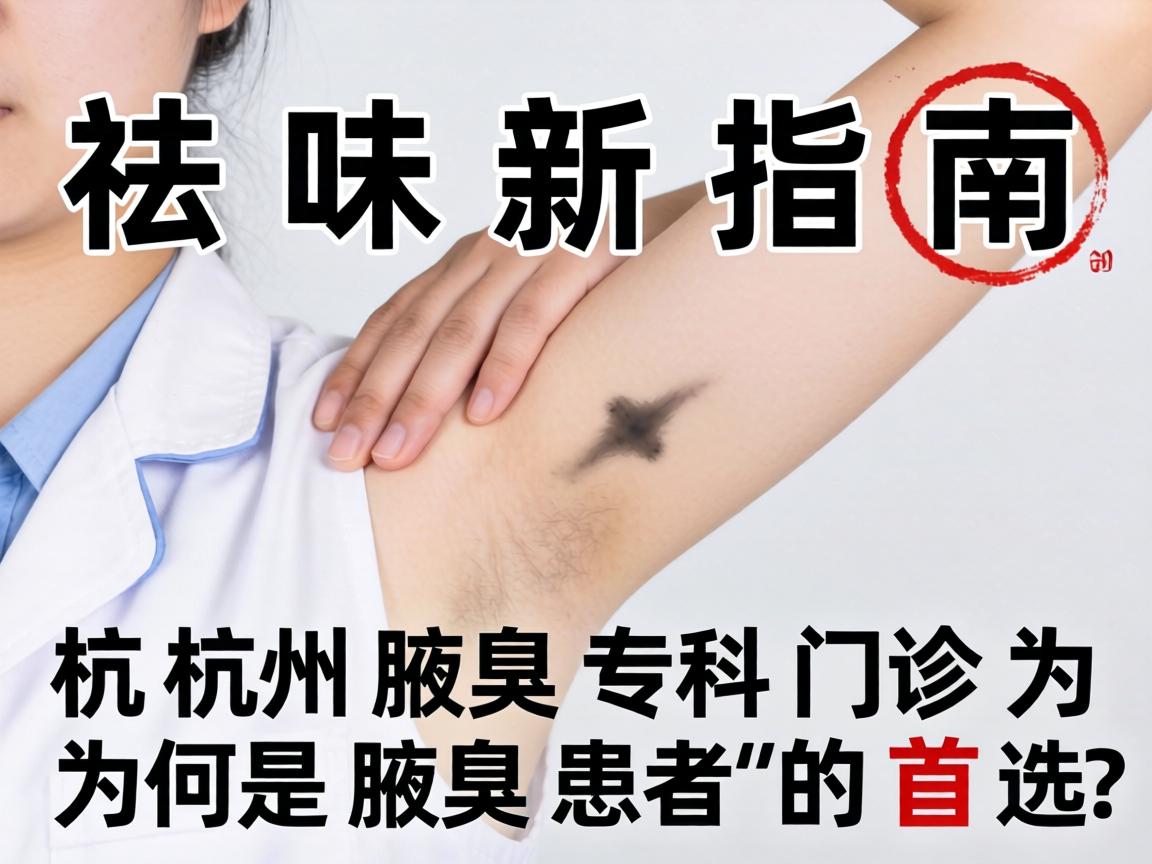 腋臭祛味新指南，杭州腋臭专科门诊为何是腋臭患者的首选？