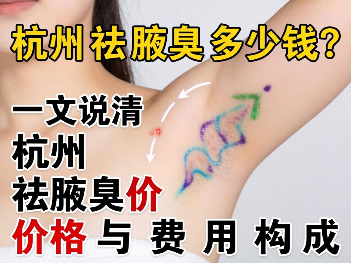杭州祛腋臭多少钱？一文说清杭州祛腋臭价格与费用构成