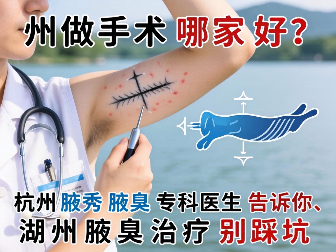 湖州做腋臭手术哪家好？杭州腋秀腋臭专科医生告诉你，湖州腋臭治疗别踩坑