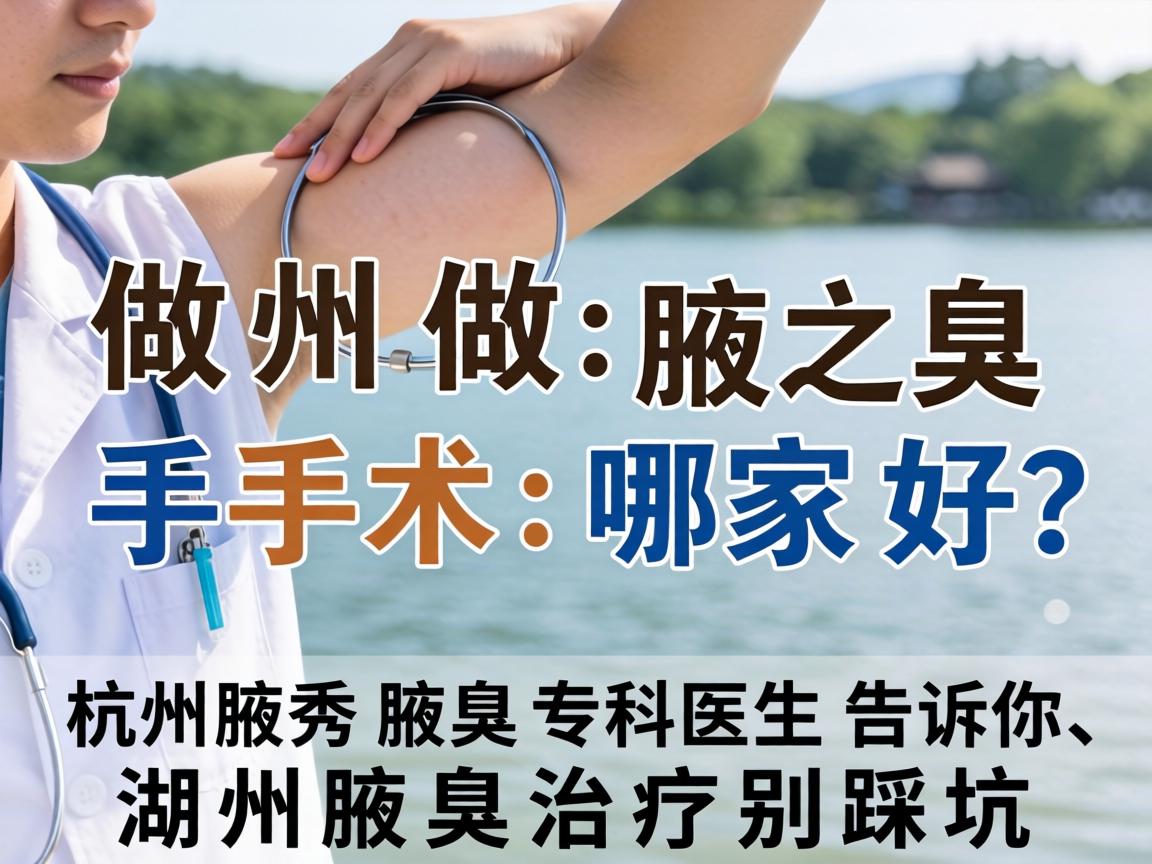湖州做腋臭手术哪家好？杭州腋秀腋臭专科医生告诉你，湖州腋臭治疗别踩坑