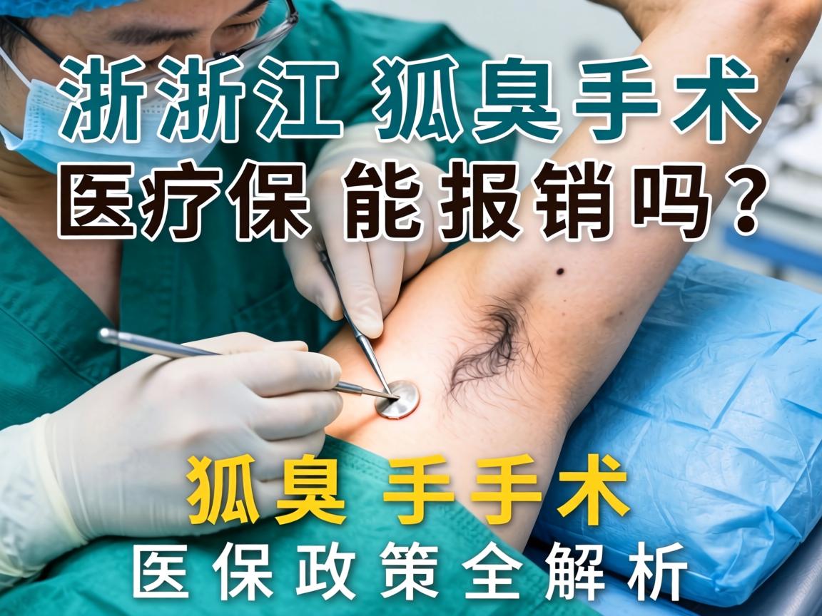 浙江狐臭手术医保能报销吗？狐臭手术医保政策全解析