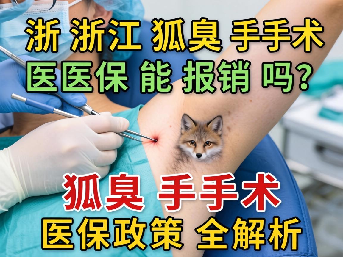 浙江狐臭手术医保能报销吗？狐臭手术医保政策全解析