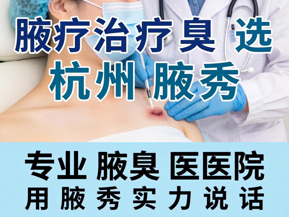 腋臭治疗选杭州腋秀，专业腋臭医院用腋秀实力说话