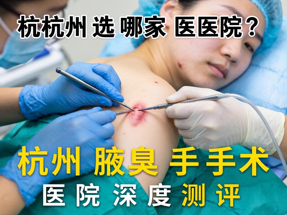 杭州腋臭手术选哪家医院？杭州腋臭手术医院深度测评