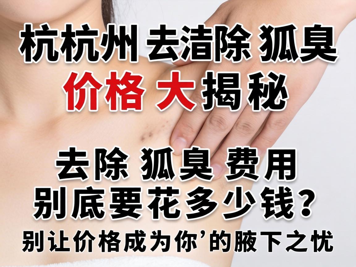 杭州去除狐臭价格大揭秘,去除狐臭费用到底要花多少钱?别让价格成为你的腋下之忧 杭州去除狐臭价格大揭秘,去除狐臭费用到底要花多少钱?别让价格成为你的腋下之忧
