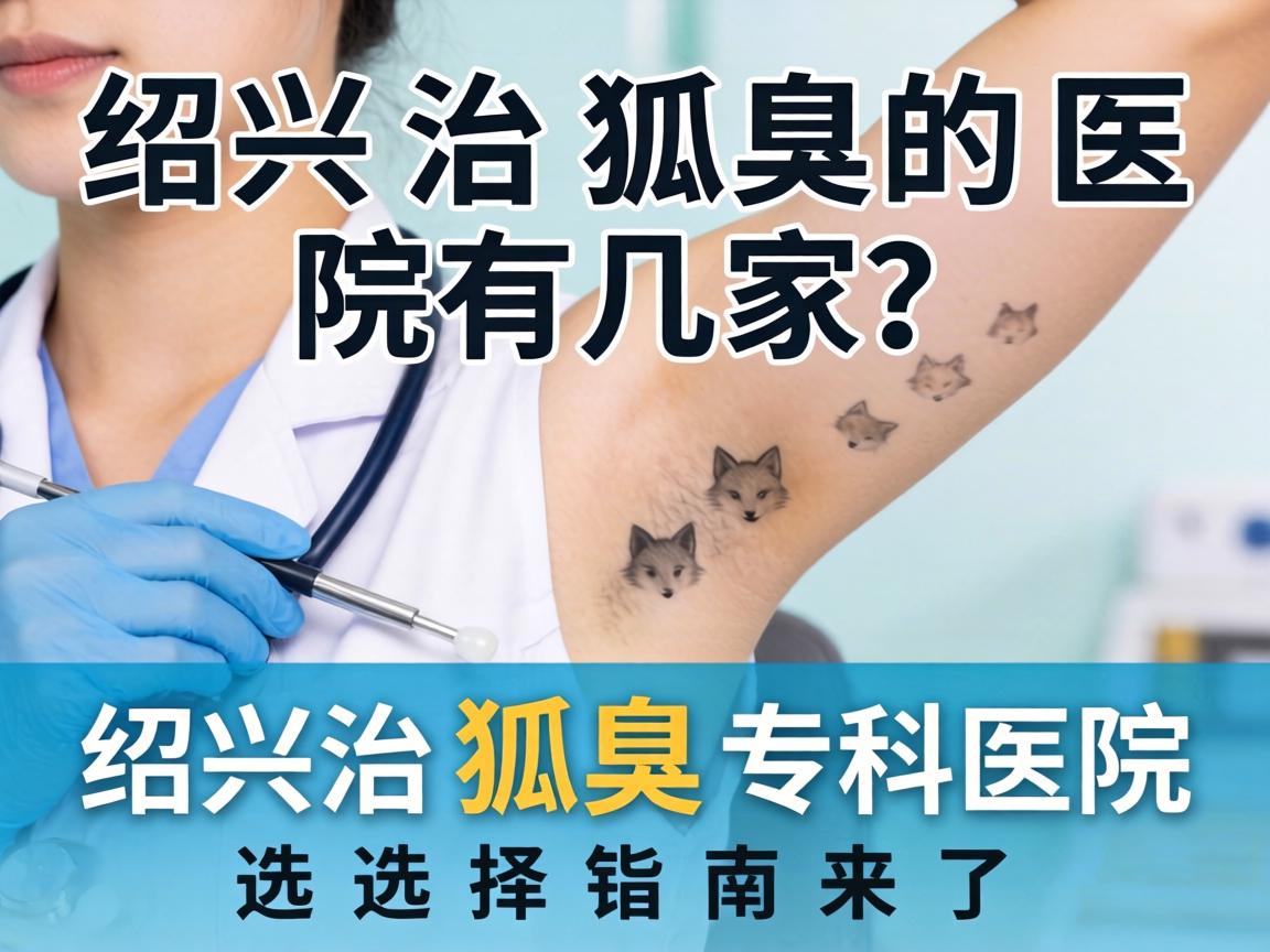 绍兴治狐臭的医院有几家？绍兴治狐臭专科医院选择指南来了