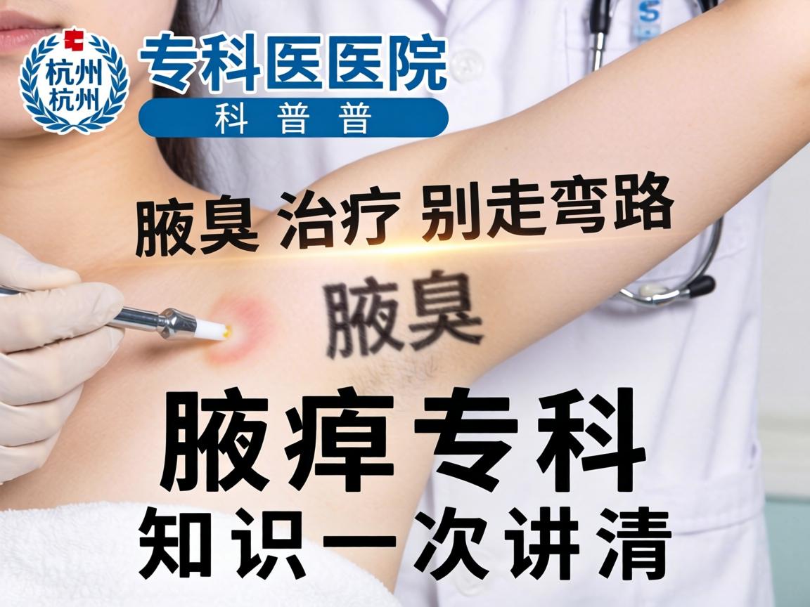 杭州腋臭专科医院科普,腋臭治疗别走弯路,腋臭专科知识一次讲清 杭州腋臭专科医院科普,腋臭治疗别走弯路,腋臭专科知识一次讲清