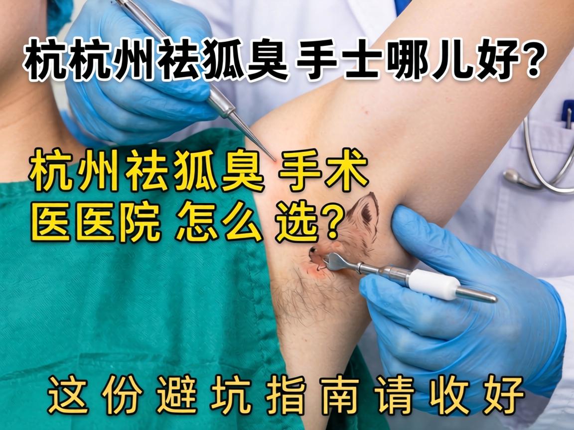 杭州祛狐臭手术哪儿好?杭州祛狐臭手术医院怎么选?这份避坑指南请收好 杭州祛狐臭手术哪儿好?杭州祛狐臭手术医院怎么选?这份避坑指南请收好