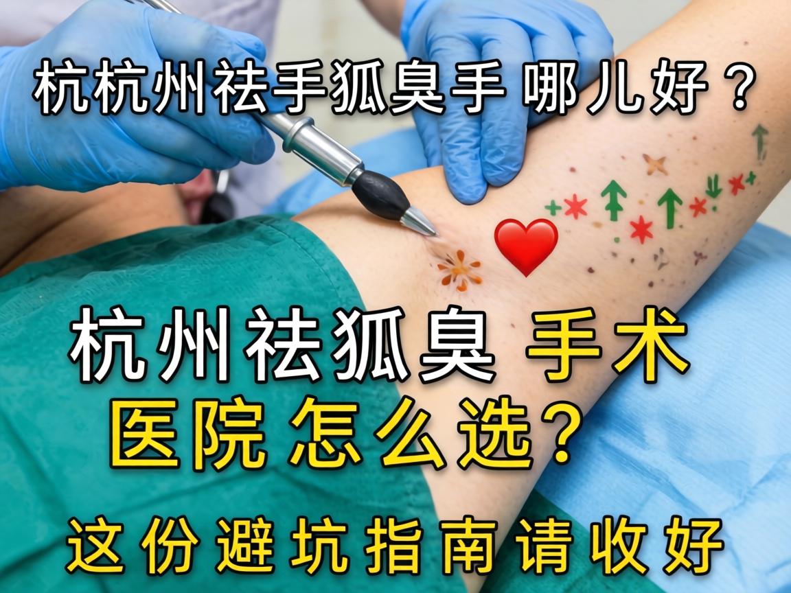 杭州祛狐臭手术哪儿好?杭州祛狐臭手术医院怎么选?这份避坑指南请收好 杭州祛狐臭手术哪儿好?杭州祛狐臭手术医院怎么选?这份避坑指南请收好
