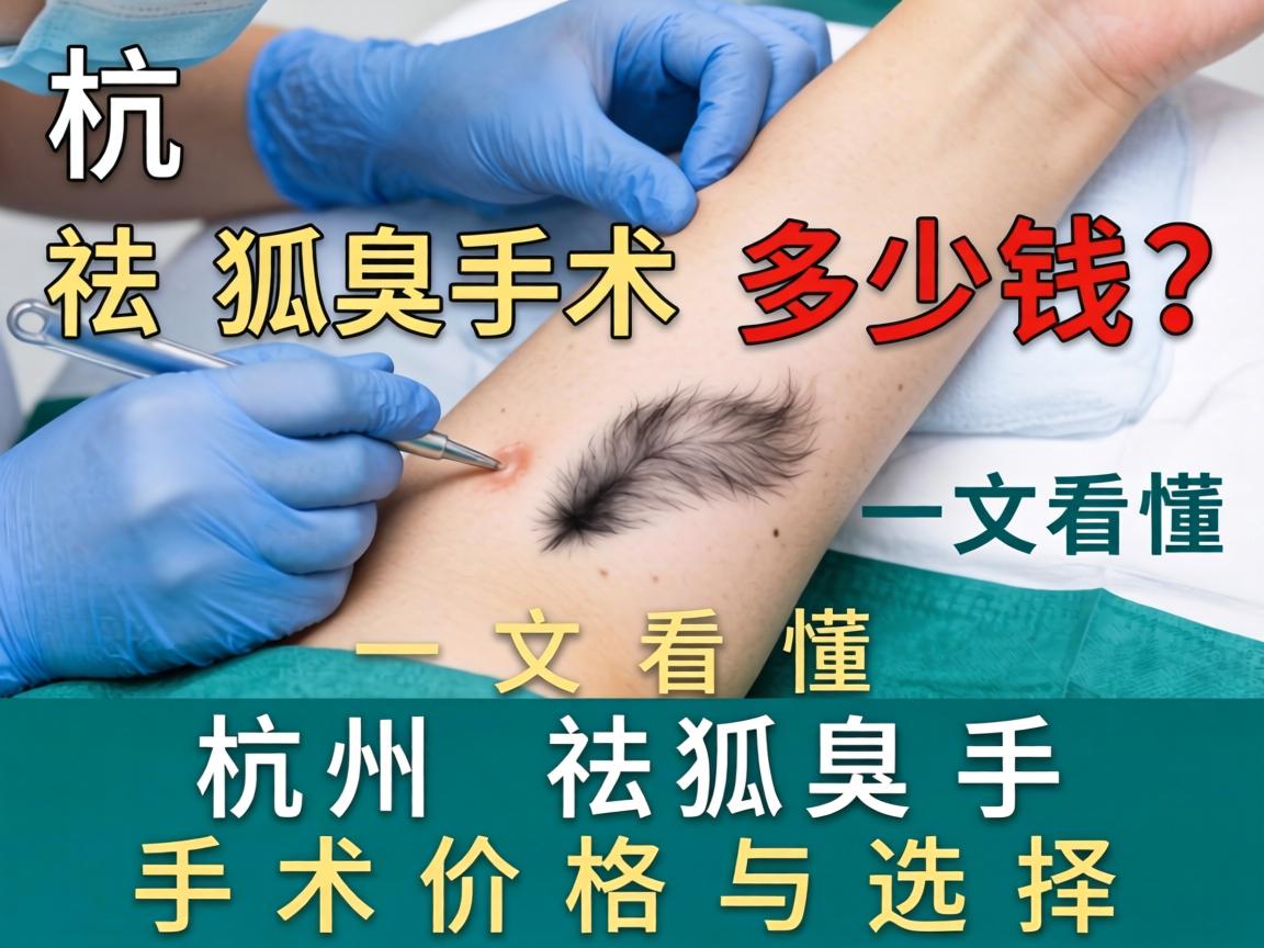 杭州祛狐臭手术多少钱?一文看懂杭州祛狐臭手术价格与选择 杭州祛狐臭手术多少钱?一文看懂杭州祛狐臭手术价格与选择