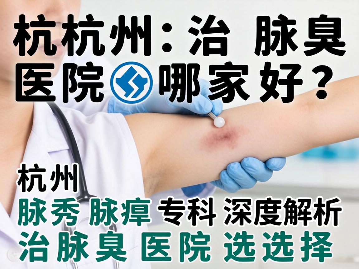 杭州治腋臭医院哪家好？杭州腋秀腋臭专科深度解析治腋臭医院选择