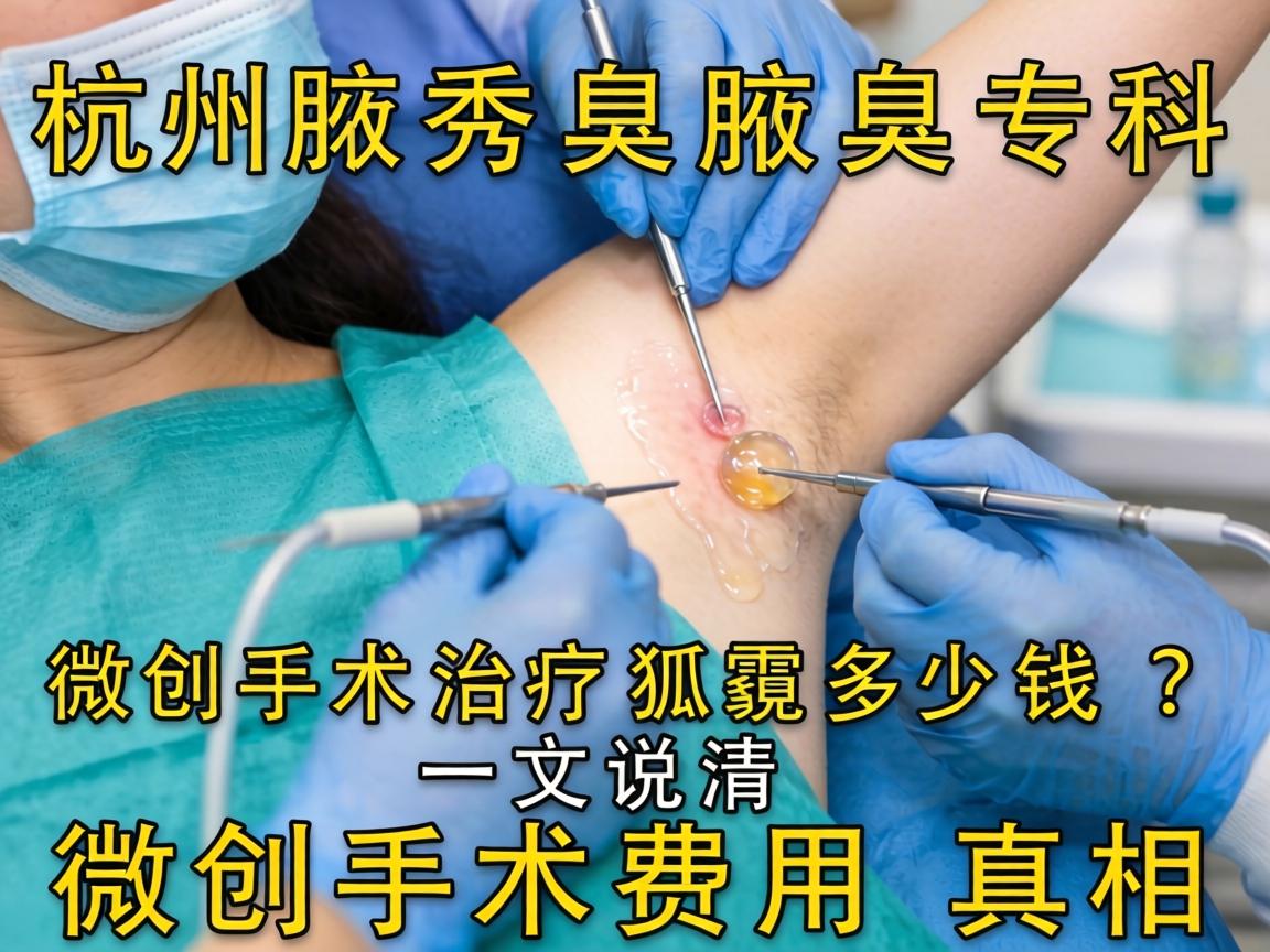 杭州腋秀腋臭专科,微创手术治疗狐臭多少钱?一文说清微创手术费用真相 杭州腋秀腋臭专科,微创手术治疗狐臭多少钱?一文说清微创手术费用真相