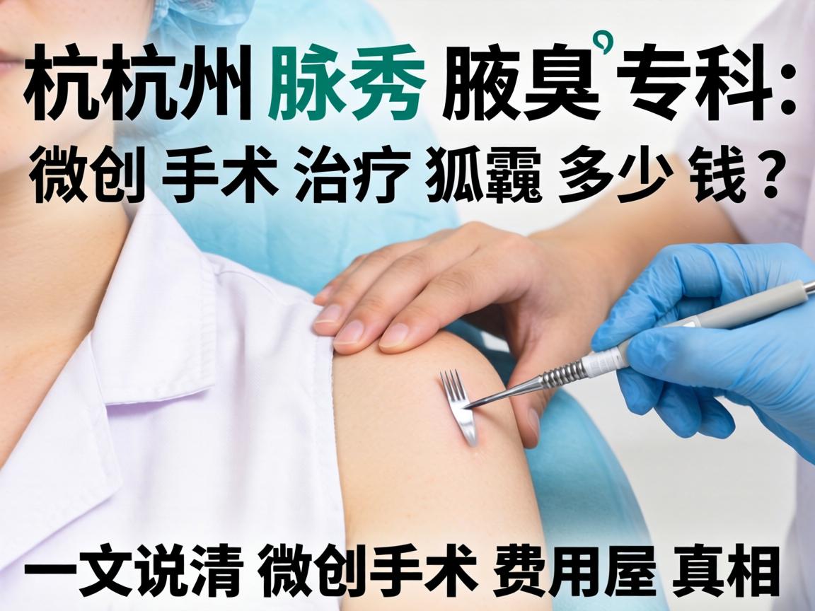杭州腋秀腋臭专科,微创手术治疗狐臭多少钱?一文说清微创手术费用真相 杭州腋秀腋臭专科,微创手术治疗狐臭多少钱?一文说清微创手术费用真相