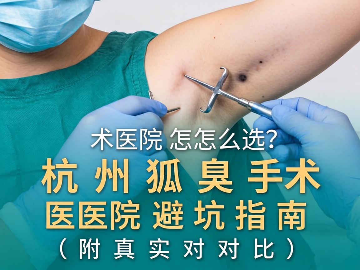 杭州狐臭手术医院怎么选?杭州狐臭手术医院避坑指南(附真实对比) 杭州狐臭手术医院怎么选?杭州狐臭手术医院避坑指南(附真实对比)