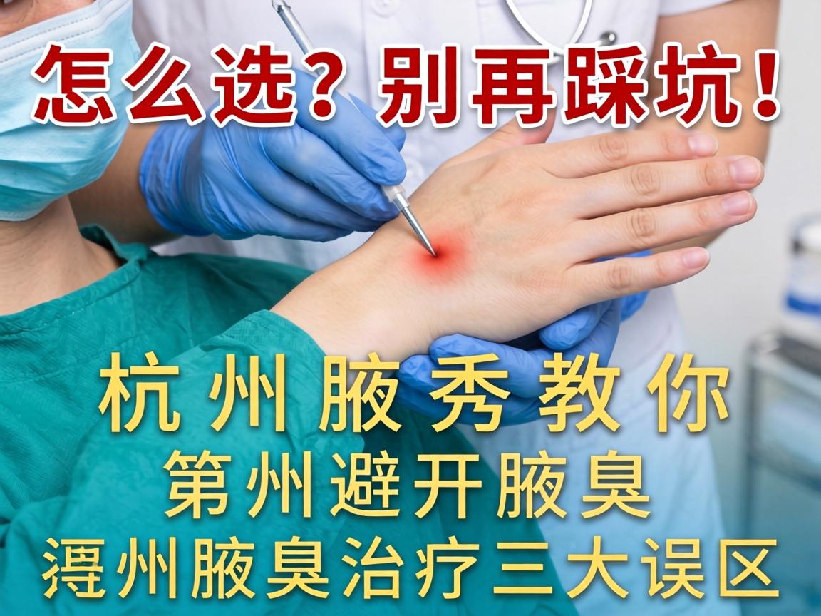 腋臭手术怎么选?别再踩坑!杭州腋秀教你避开腋臭治疗三大误区 腋臭手术怎么选?别再踩坑!杭州腋秀教你避开腋臭治疗三大误区
