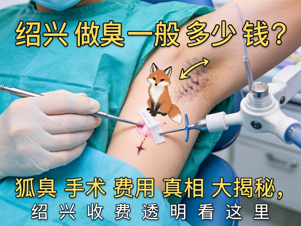 绍兴做狐臭手术一般多少钱？狐臭手术费用真相大揭秘，绍兴收费透明看这里