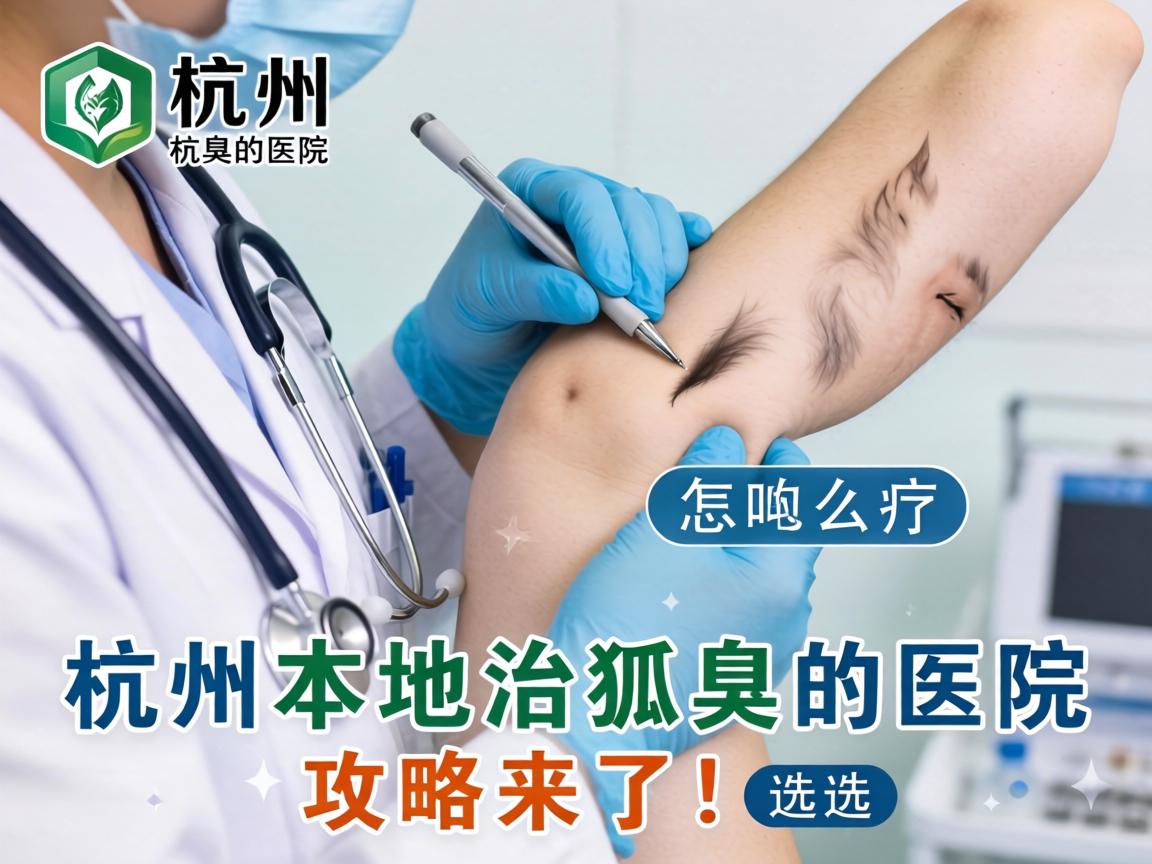 杭州治疗狐臭的医院怎么选？杭州本地治狐臭的医院攻略来了！