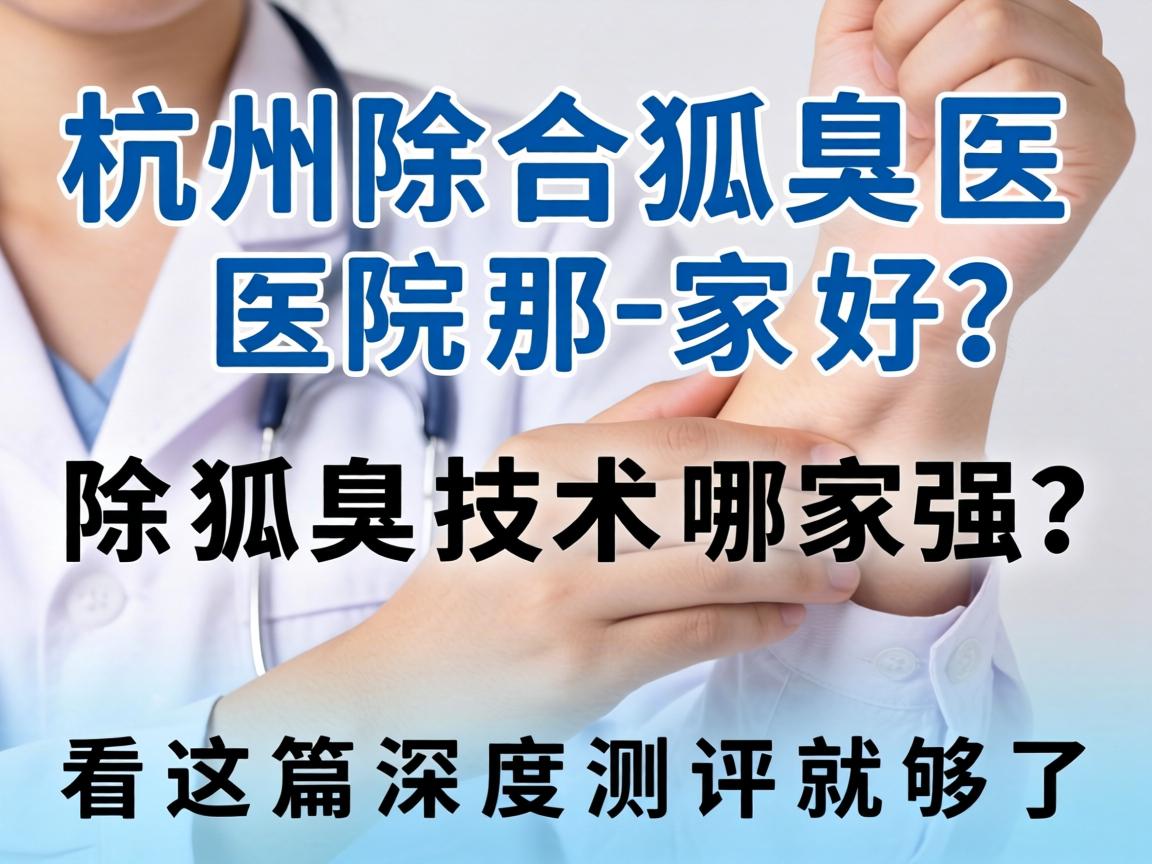 杭州除狐臭医院那家好?除狐臭技术哪家强?看这篇深度测评就够了 杭州除狐臭医院那家好?除狐臭技术哪家强?看这篇深度测评就够了