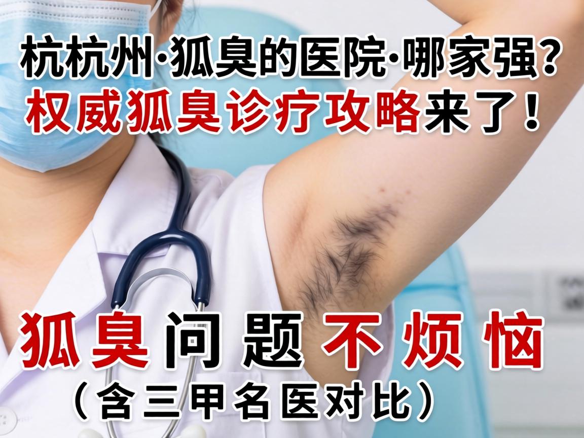 杭州狐臭医院哪家强？权威狐臭诊疗攻略来了！狐臭问题不烦恼（含三甲名医对比）