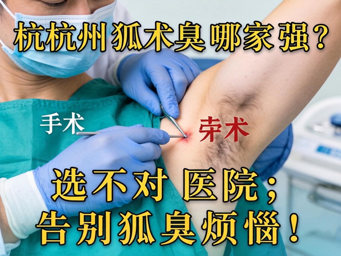 杭州狐臭手术哪家强?选对医院,告别狐臭烦恼! 杭州狐臭手术哪家强?选对医院,告别狐臭烦恼!