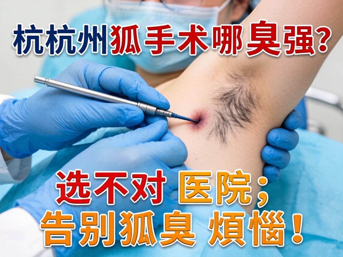 杭州狐臭手术哪家强?选对医院,告别狐臭烦恼! 杭州狐臭手术哪家强?选对医院,告别狐臭烦恼!